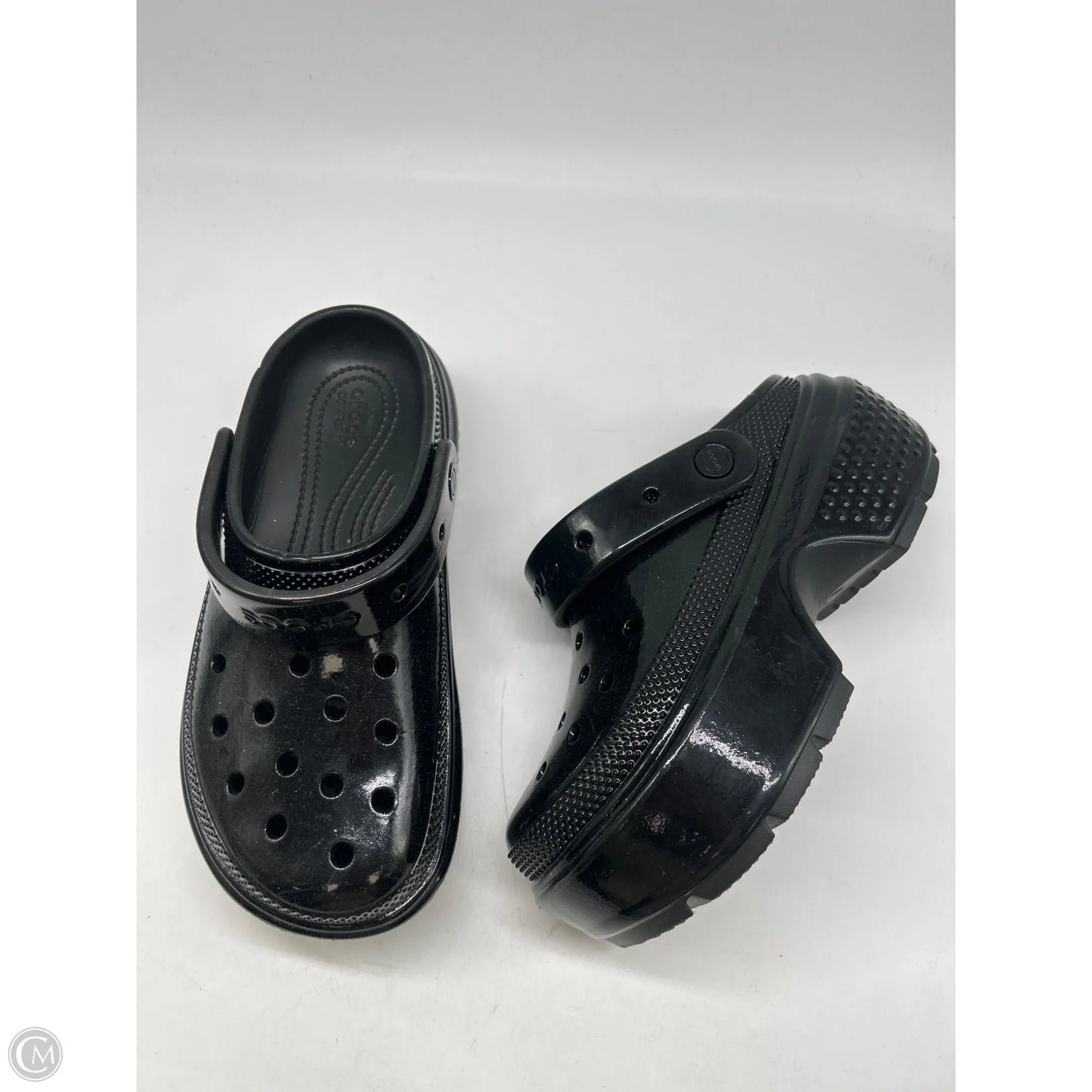 Sandals Sport By Crocs In Black, Size: 8