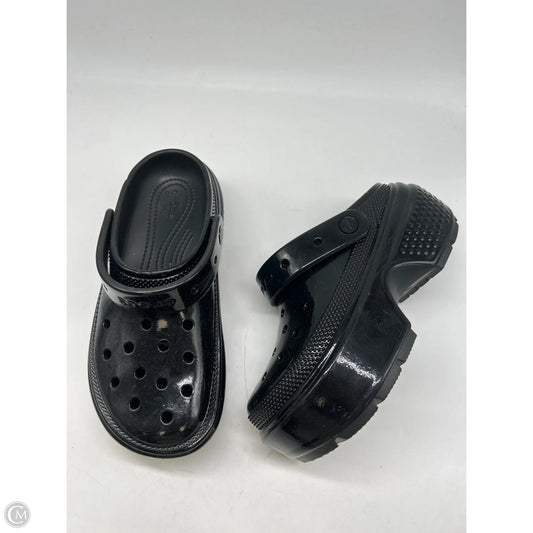 Sandals Sport By Crocs In Black, Size: 8