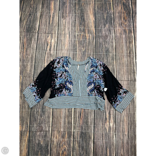 Top 3/4 Sleeve By Free People In Multi-colored, Size: S