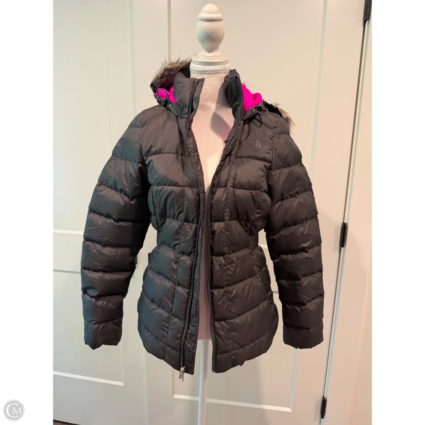 Coat Faux Fur & Sherpa By The North Face In Grey, Size: S