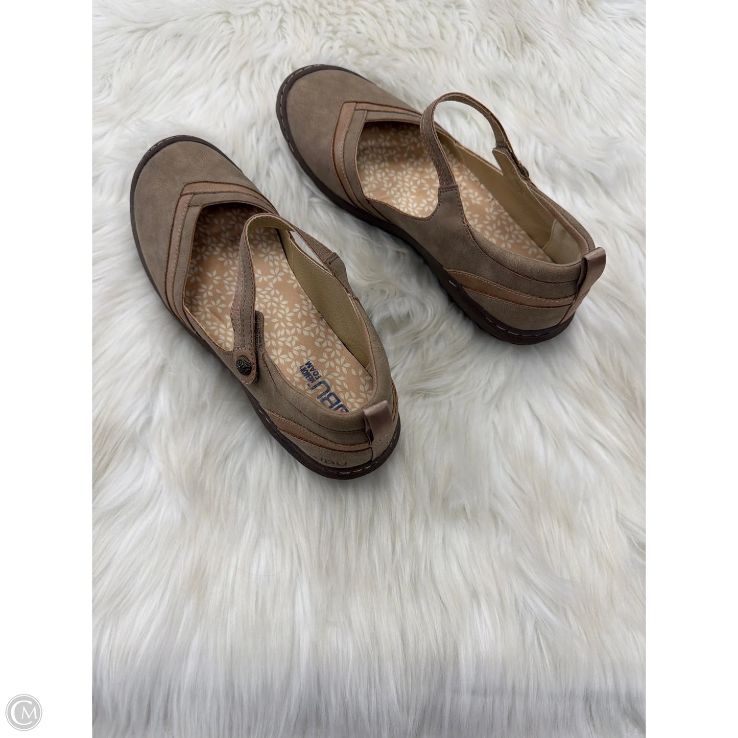 Shoes Flats By Jbu By Jambu In Tan, Size: 10