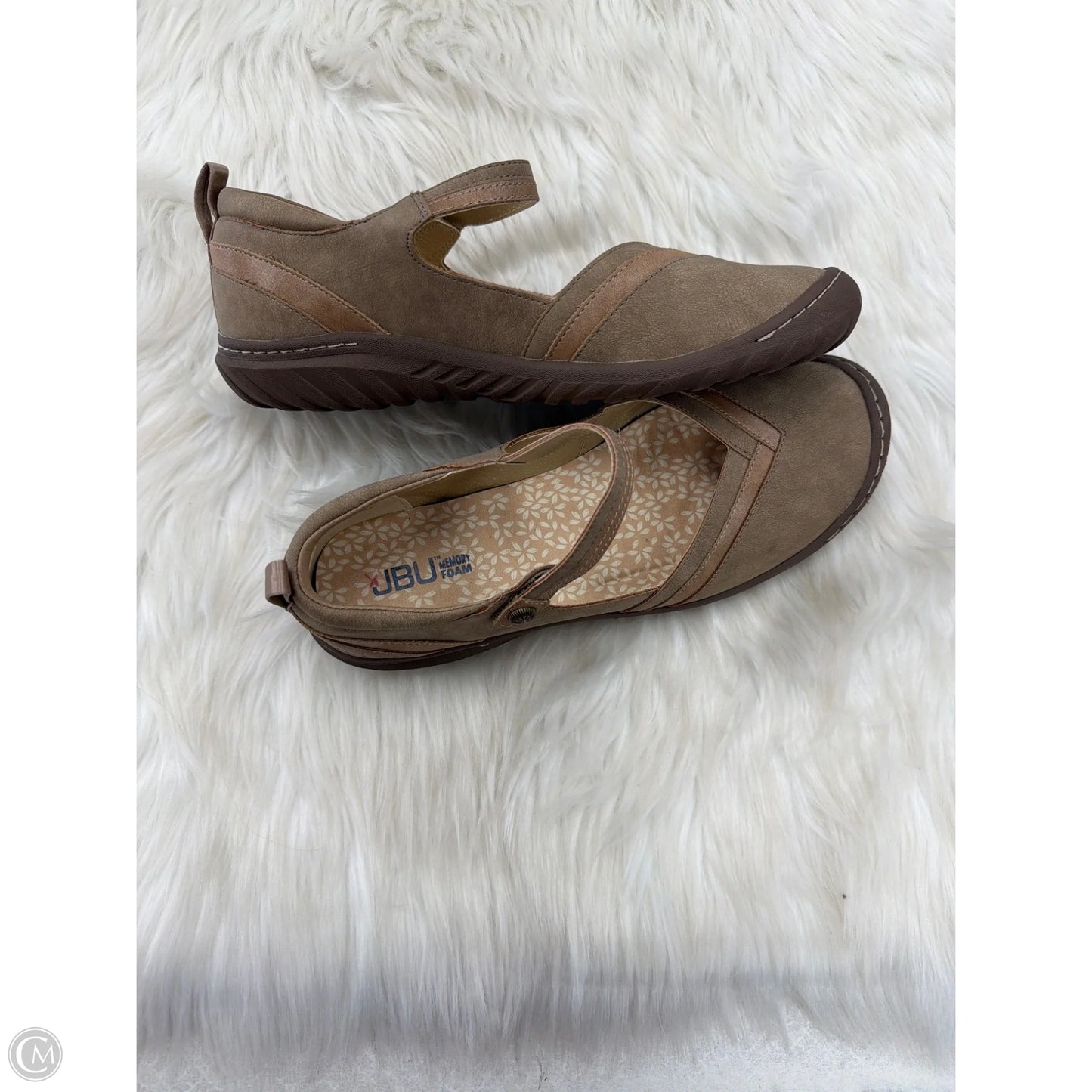 Shoes Flats By Jbu By Jambu In Tan, Size: 10
