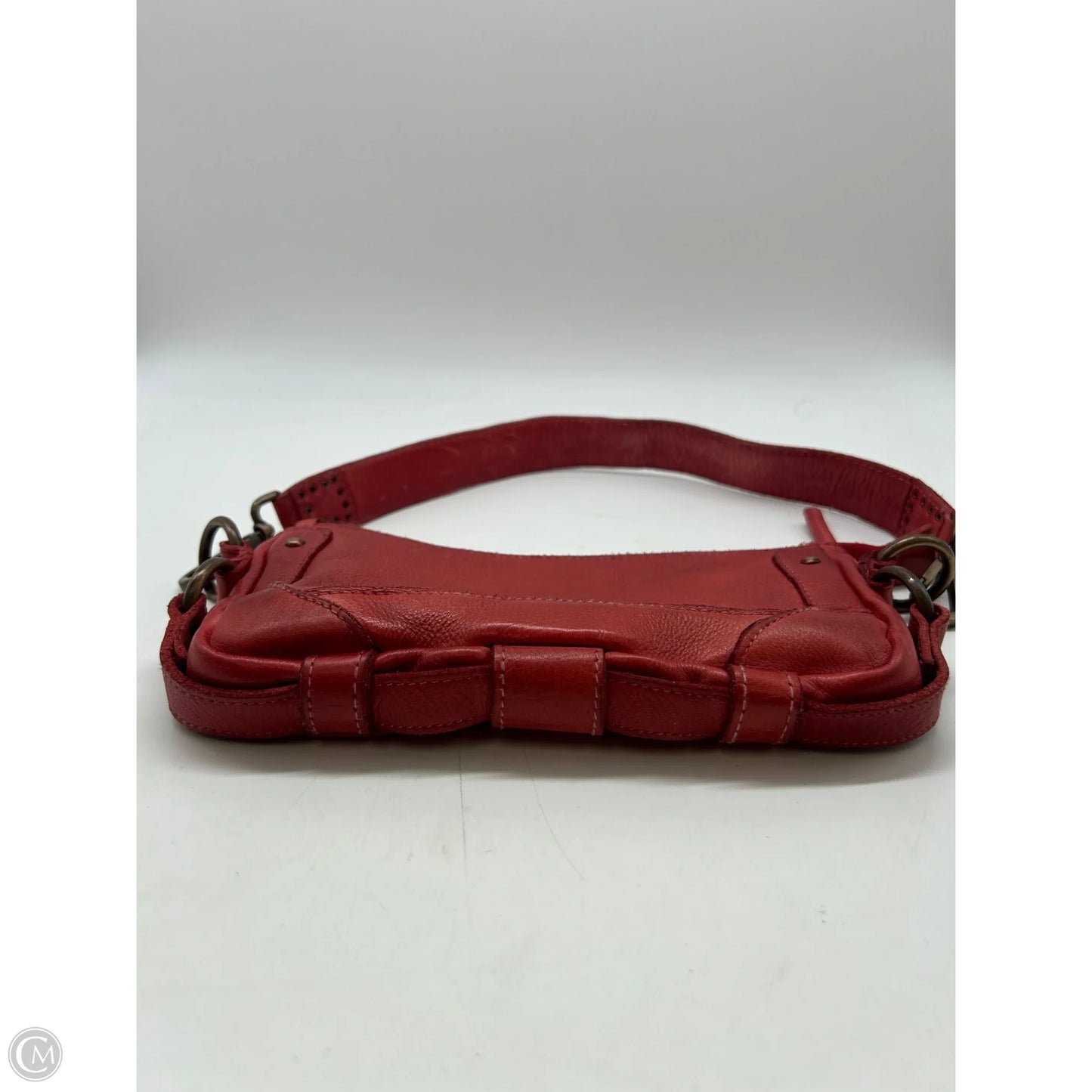Handbag Leather By Free People, Size: Small