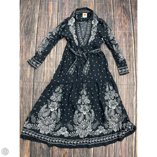 Dress Casual Maxi By Farm Rio In Black, Size: S