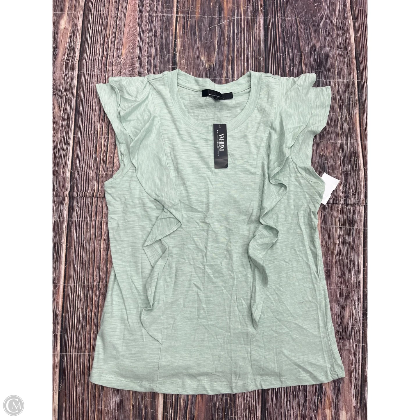 Top Short Sleeve By White House Black Market In Green, Size: M