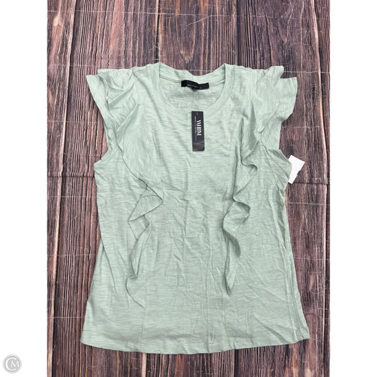 Top Short Sleeve By White House Black Market In Green, Size: M