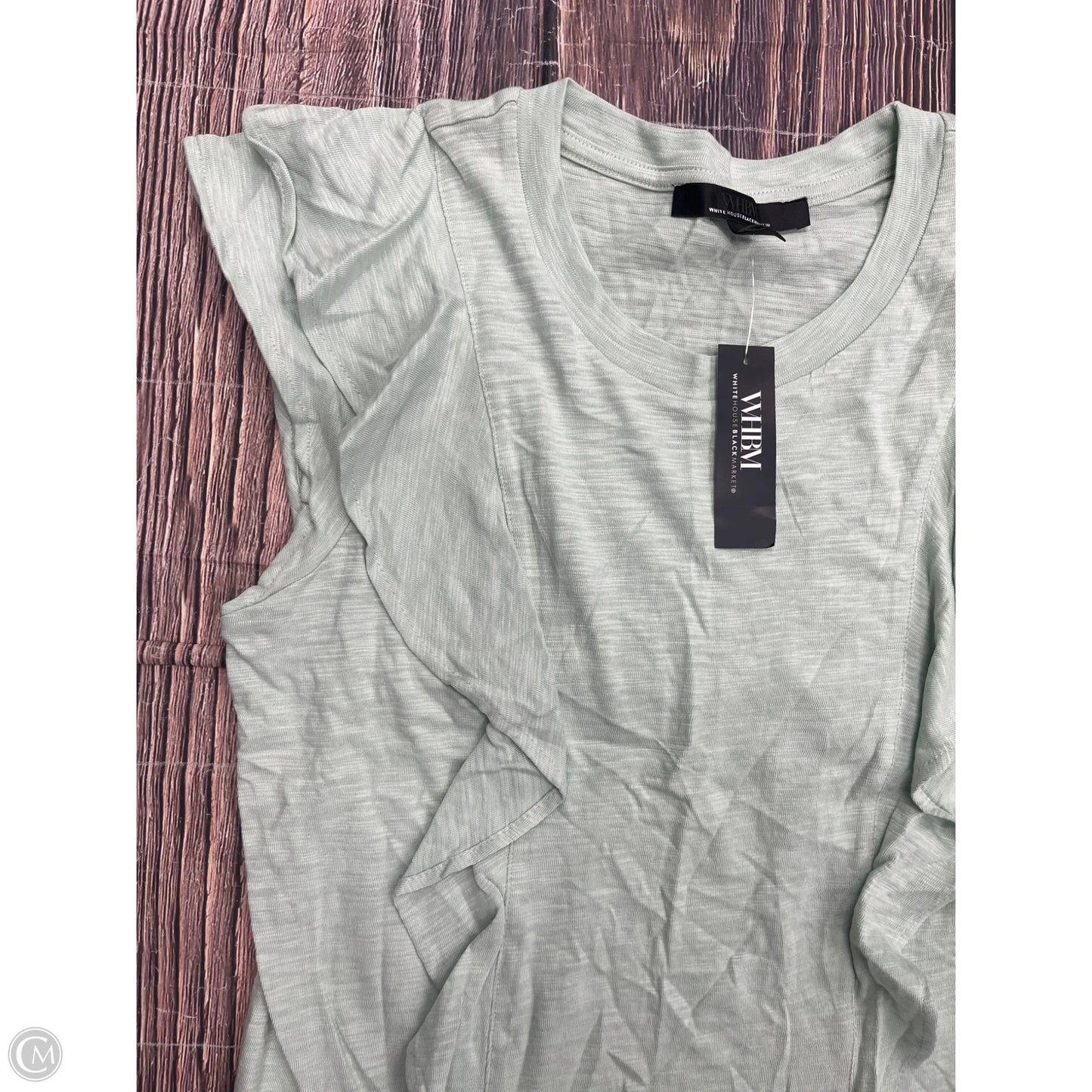 Top Short Sleeve By White House Black Market In Green, Size: M
