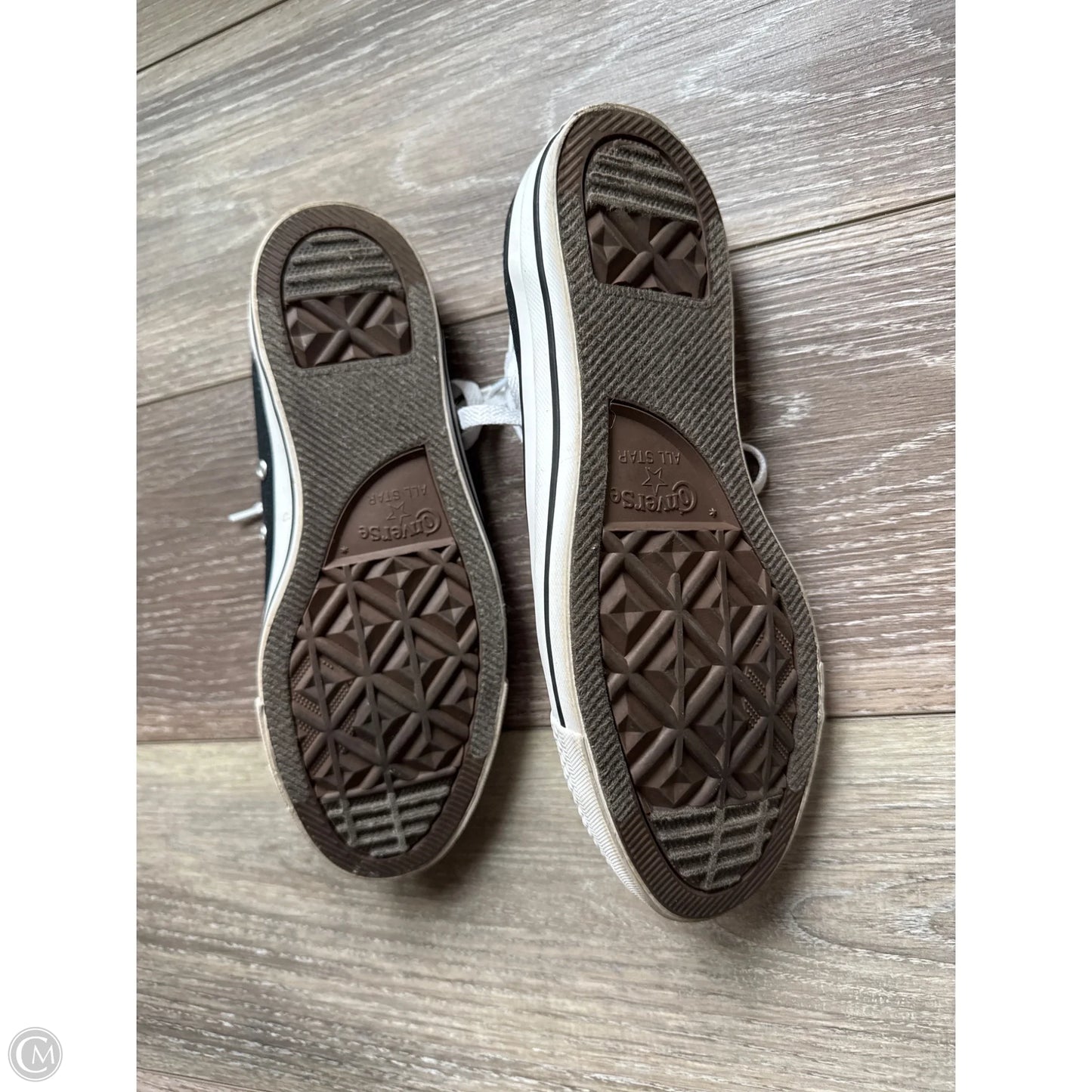 Shoes Athletic By Converse In Black & White, Size: 9.5