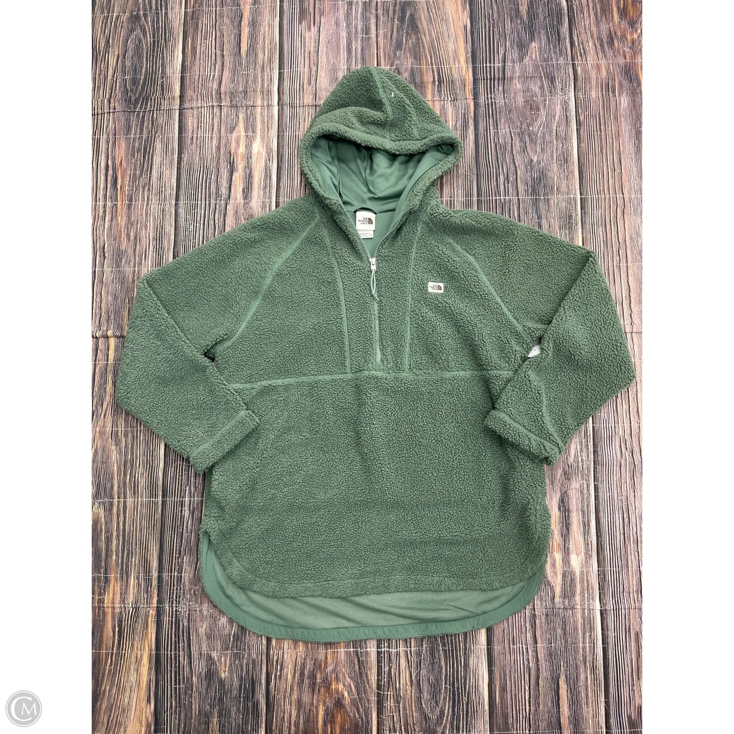 Sweatshirt Hoodie By The North Face In Green, Size: Xl