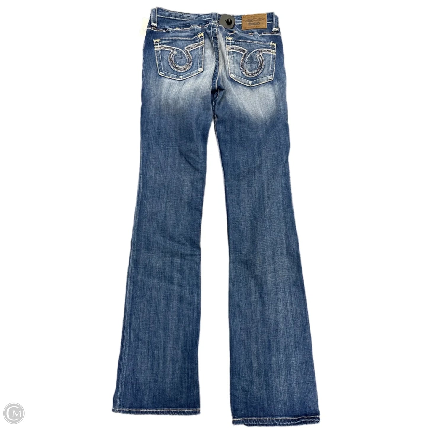 Jeans Boot Cut By Big Star In Blue Denim, Size: 10l