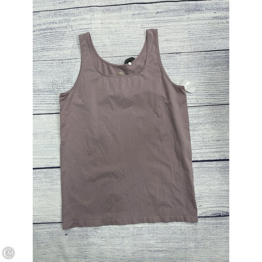 Tank Top By Cato In Purple, Size: 1x