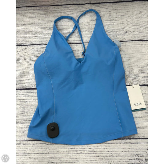 Swimsuit Top By Carve Designs In Blue, Size: M