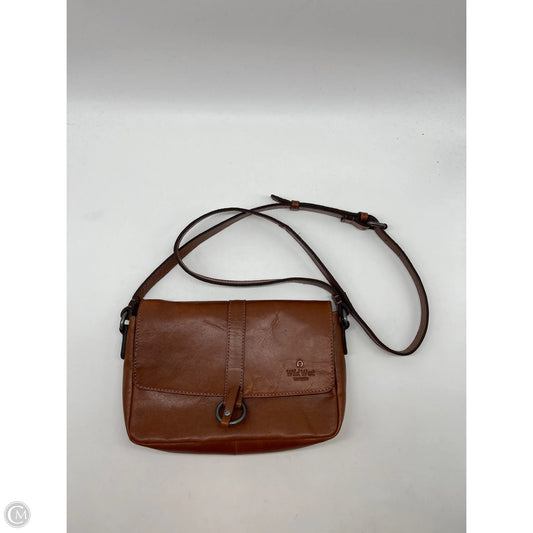 Handbag Leather By Clothes Mentor, Size: Medium