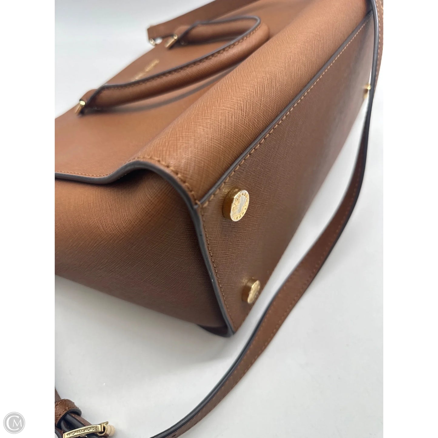 Handbag Leather By Michael By Michael Kors, Size: Large
