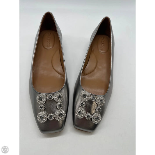 Shoes Flats By Talbots In Silver, Size: 8.5