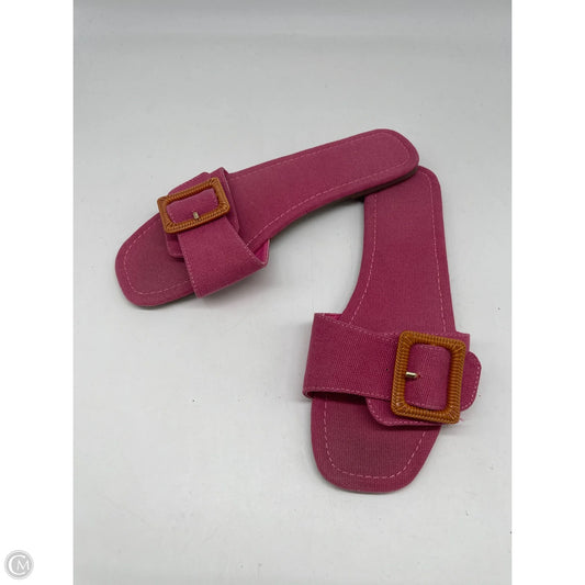 Sandals Flats By Loft In Pink, Size: 8