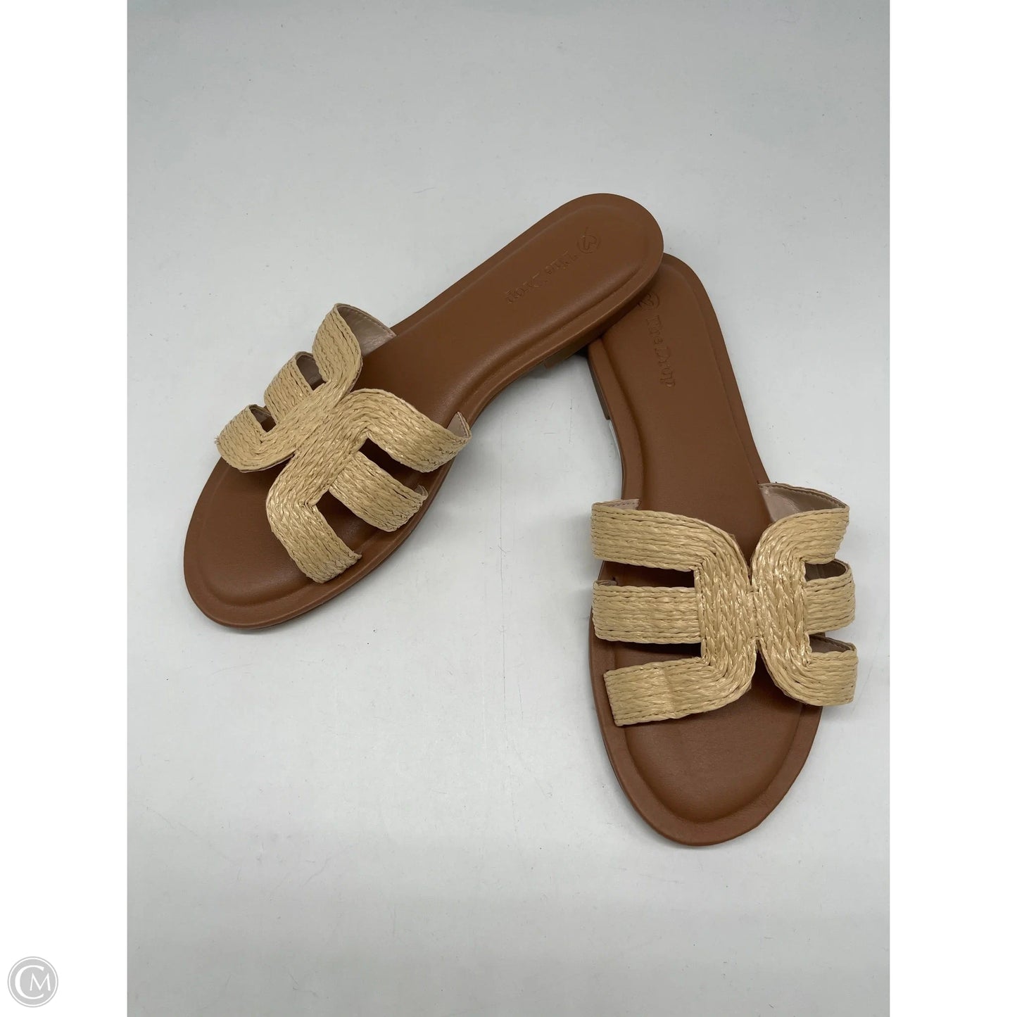 Sandals Flats By The Drop In Tan, Size: 8