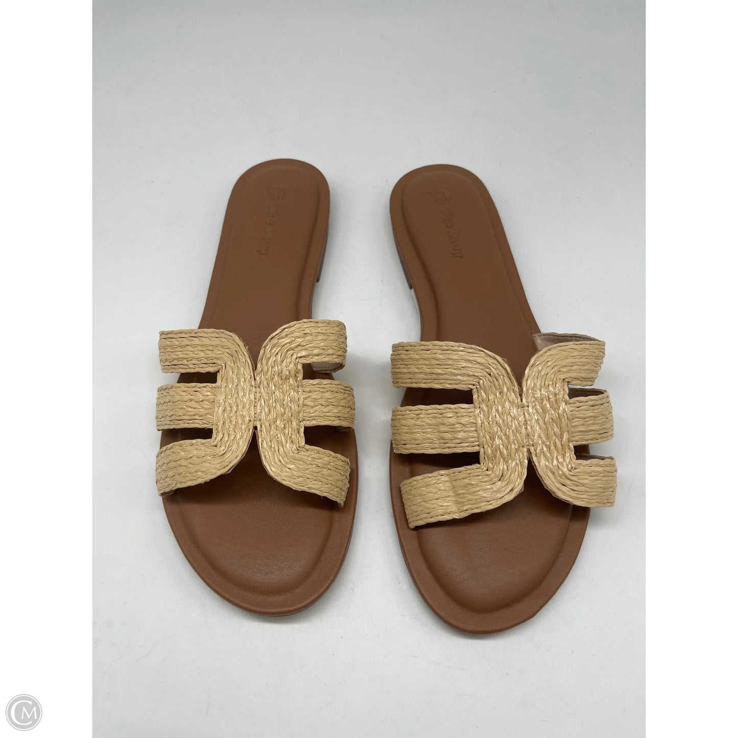 Sandals Flats By The Drop In Tan, Size: 8