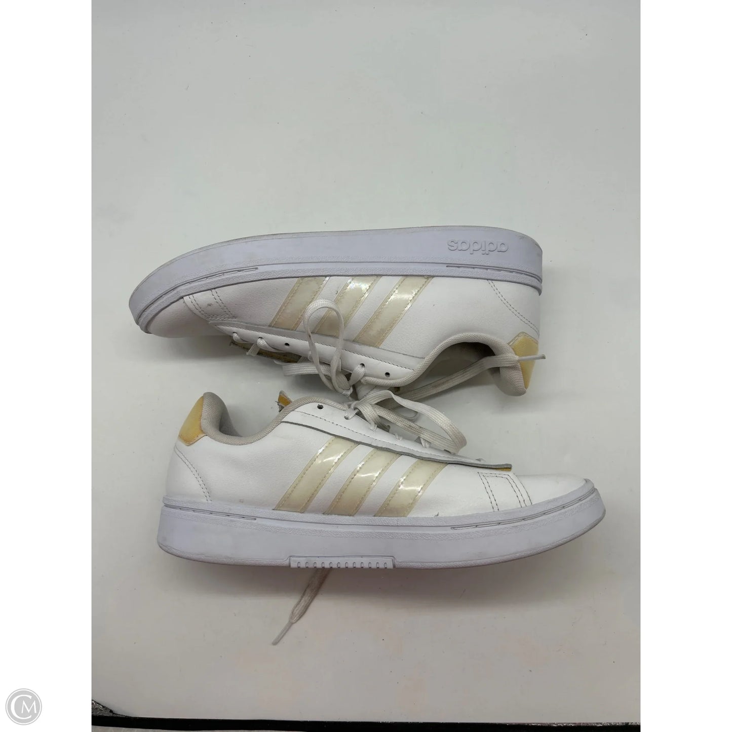 Shoes Athletic By Adidas In White, Size: 10