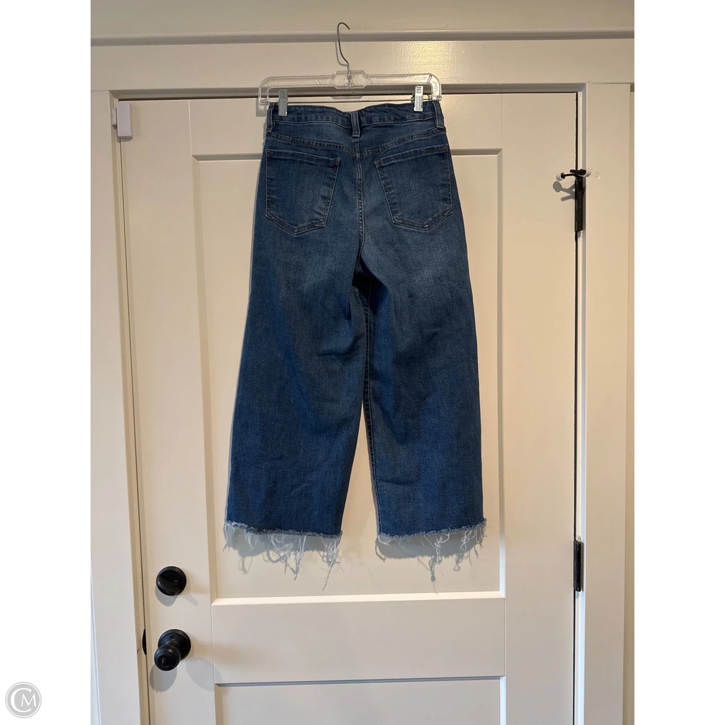 Jeans Wide Leg By Oat In Blue Denim, Size: 4