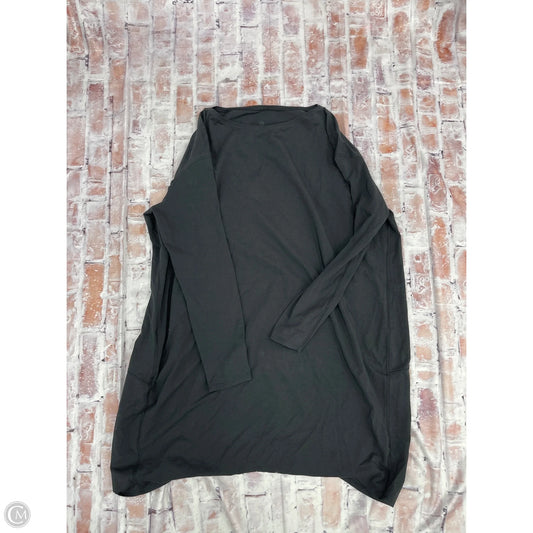 Athletic Top Long Sleeve Collar By Lululemon In Black, Size: Xl