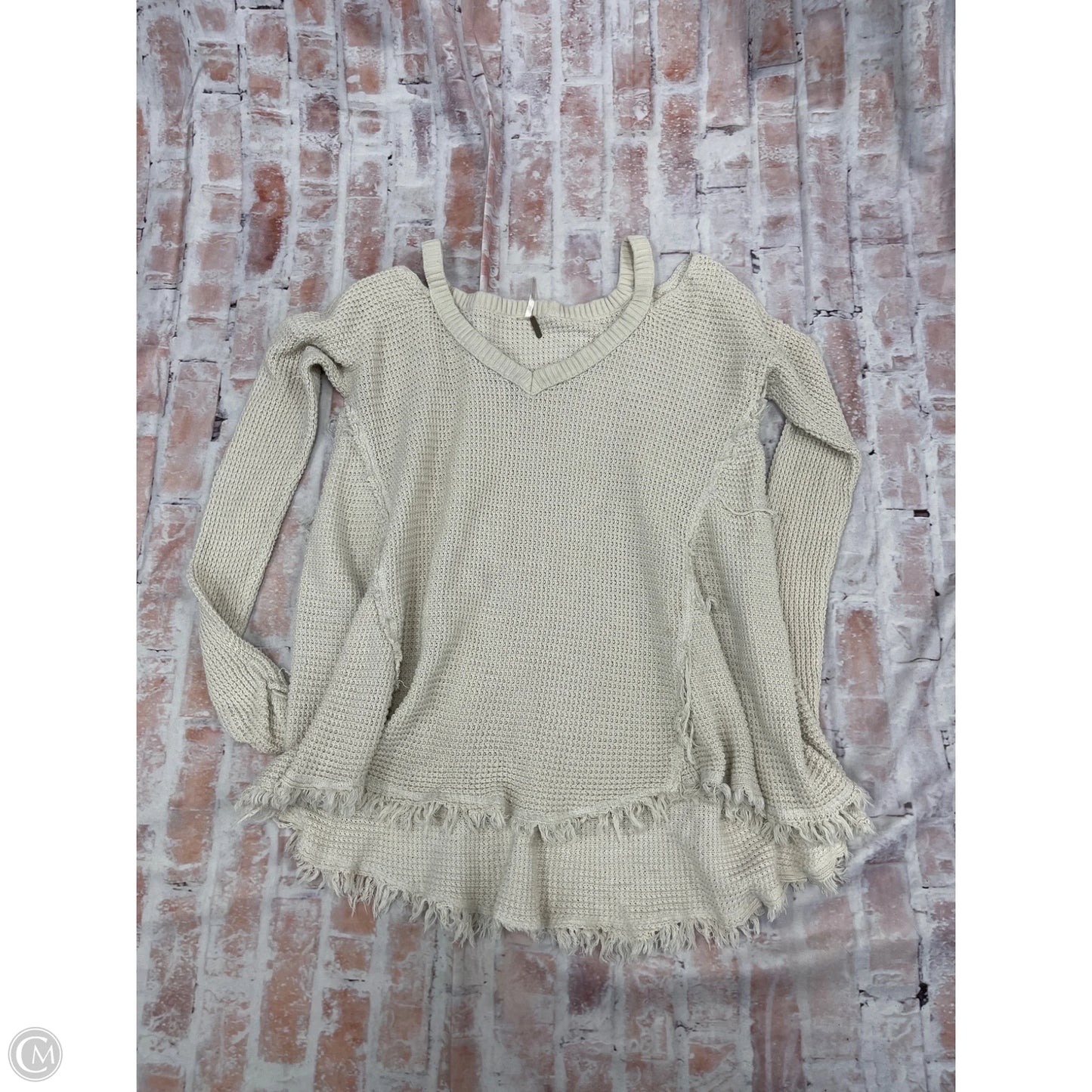 Sweater By Free People In Tan, Size: M