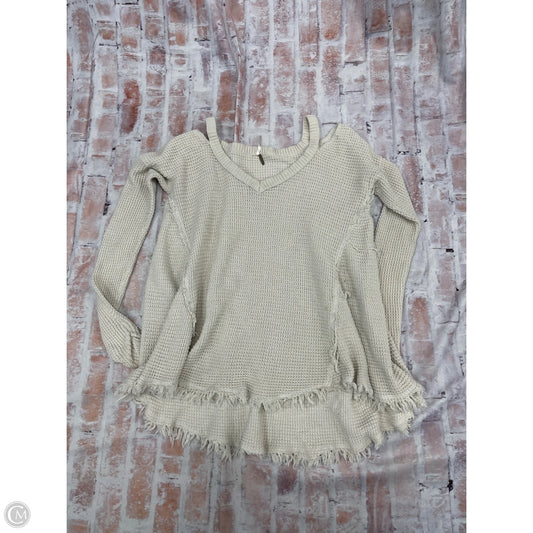 Sweater By Free People In Tan, Size: M