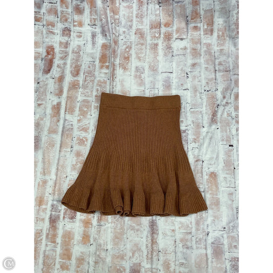 Skirt Mini & Short By Free People In Brown, Size: S