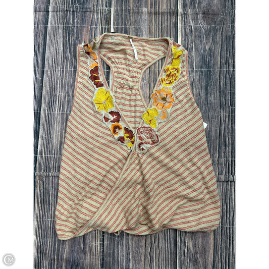 Tank Top By Free People In Tan, Size: S