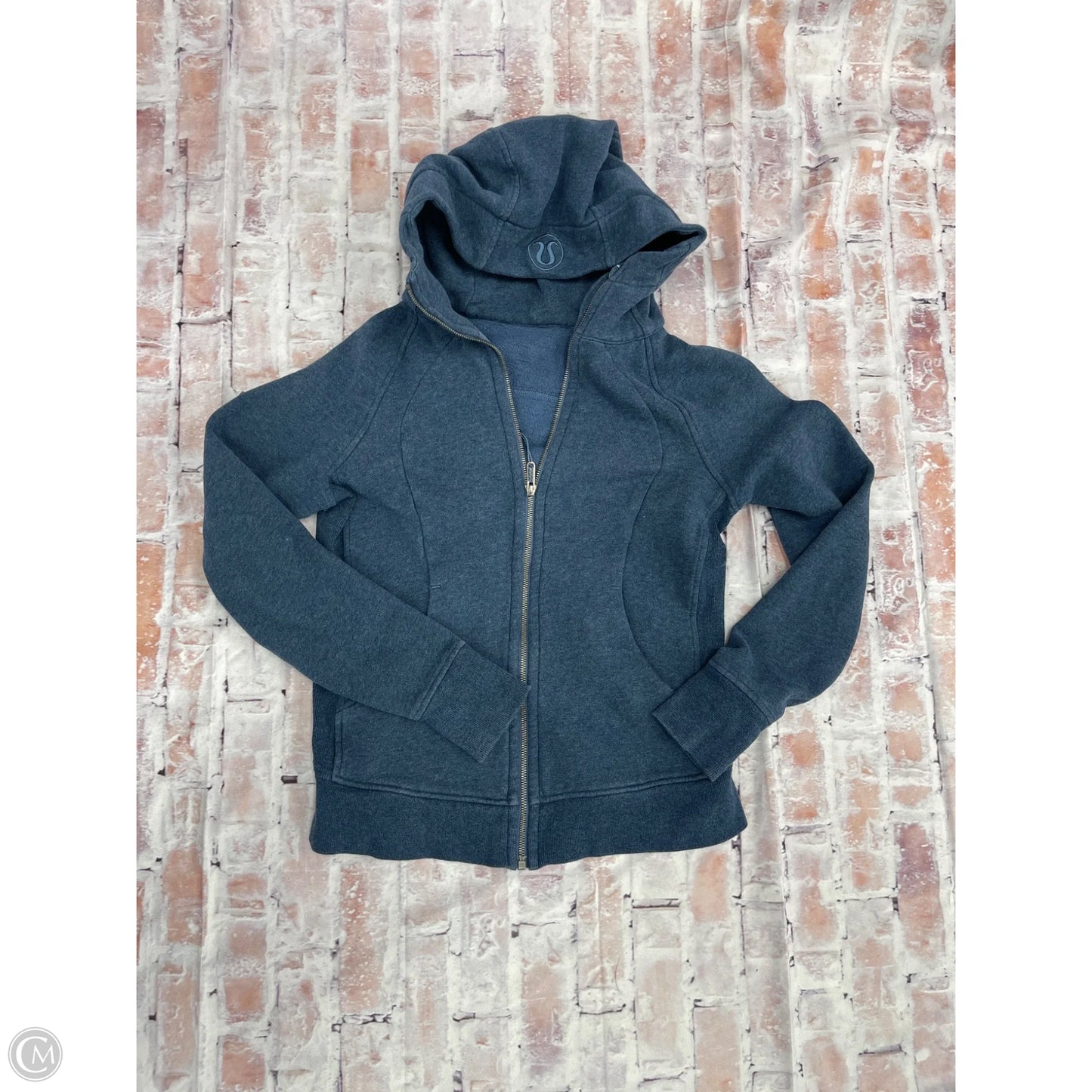 Athletic Jacket By Lululemon In Blue, Size: S