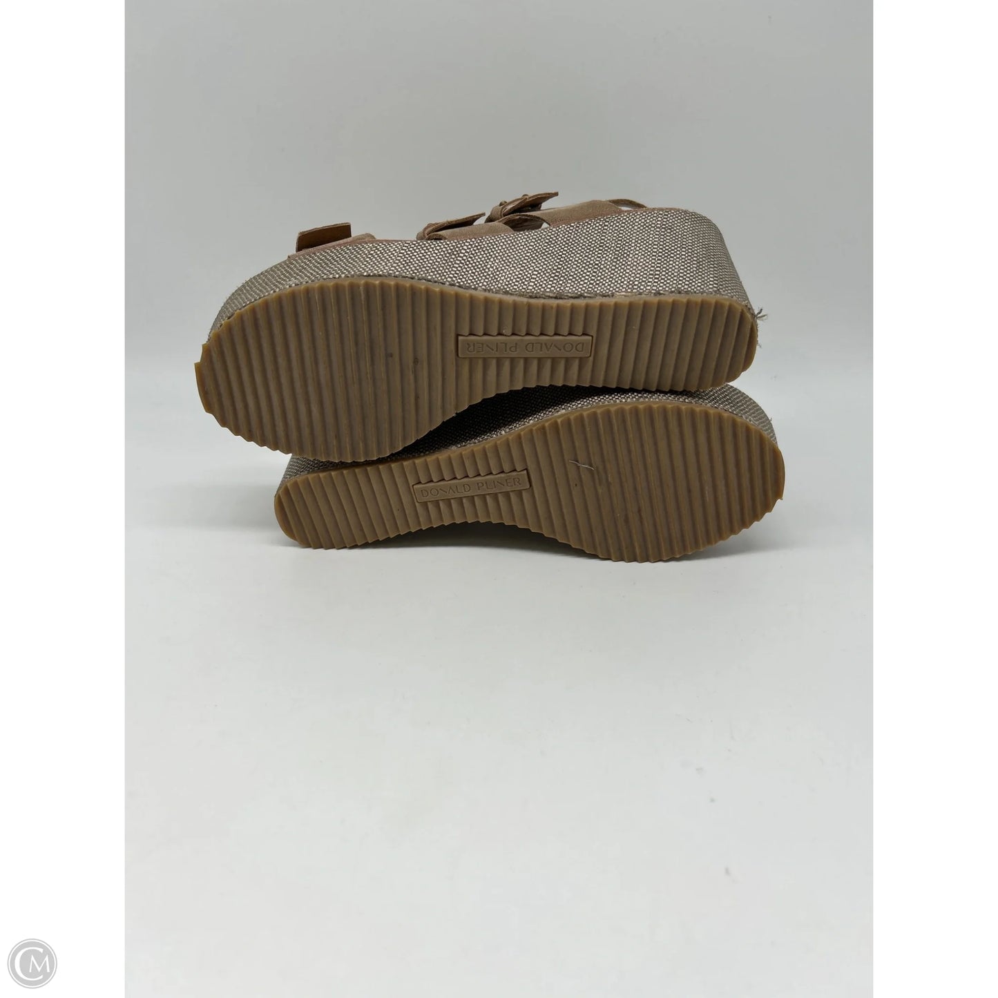 Sandals Heels Wedge By Donald Pliner In Gold, Size: 8