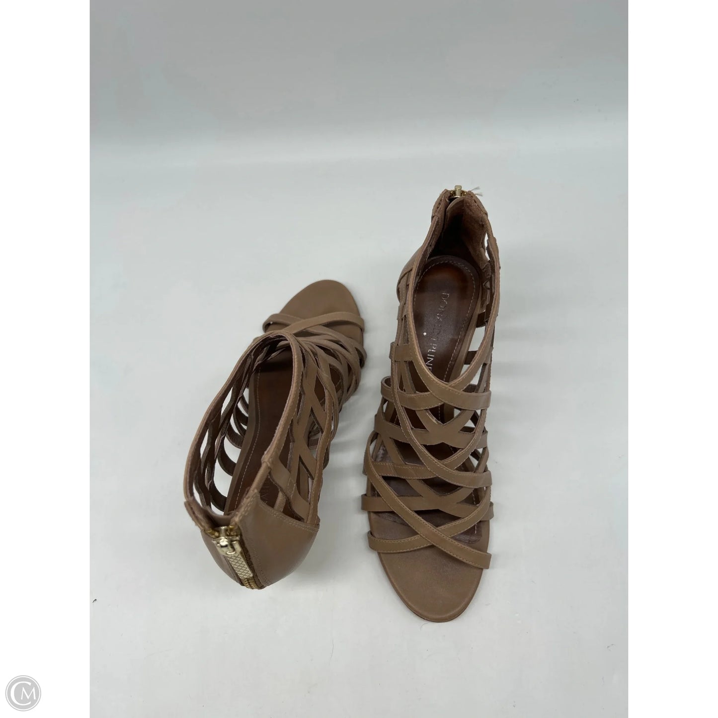 Shoes Heels Wedge By Donald Pliner In Tan, Size: 6.5
