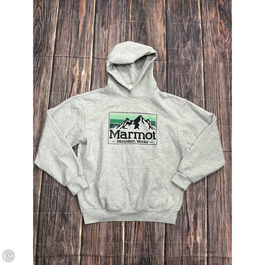 Sweatshirt Hoodie By Marmot In Grey, Size: M
