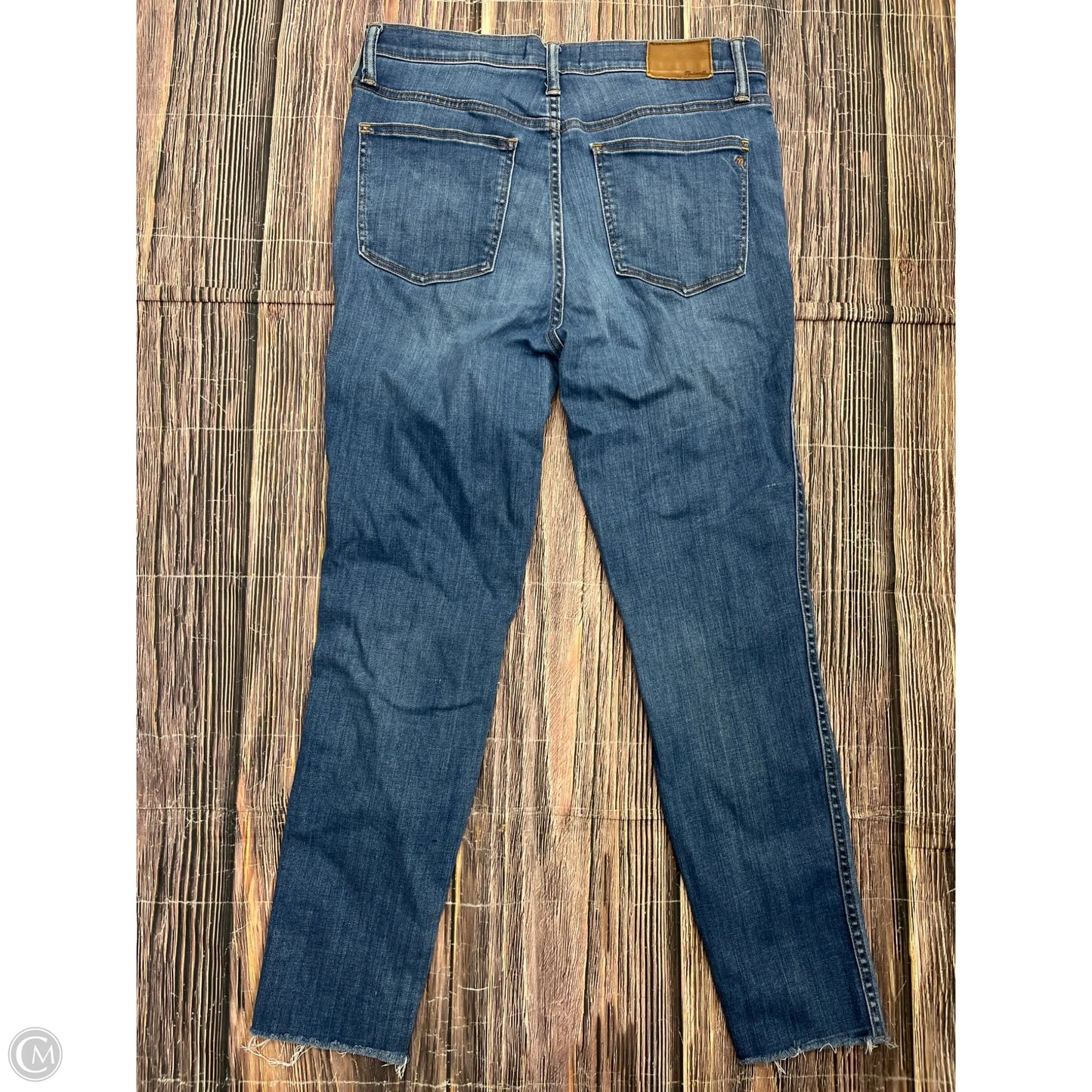 Jeans Skinny By Madewell In Blue Denim, Size: 8
