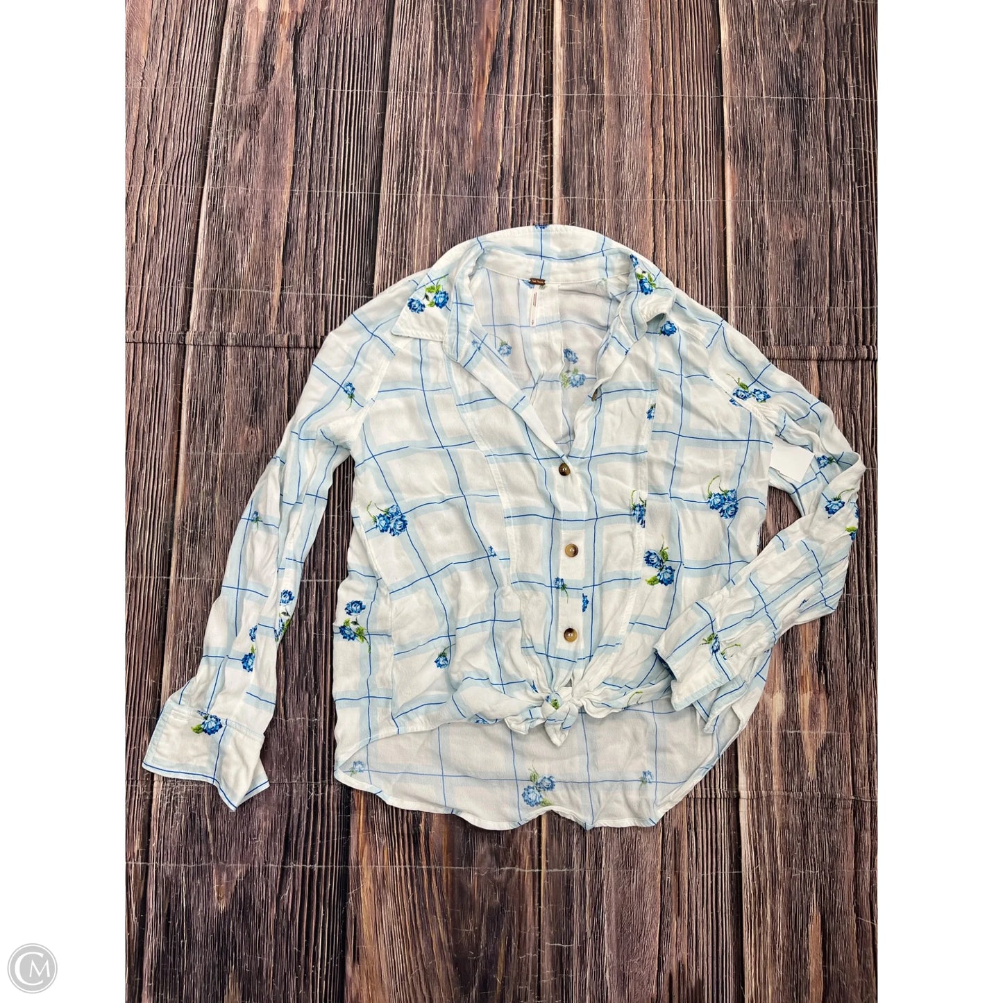 Top Long Sleeve By Free People In White, Size: S