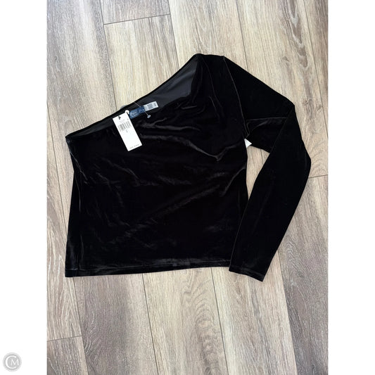 Top Long Sleeve By Polo Ralph Lauren In Black, Size: L