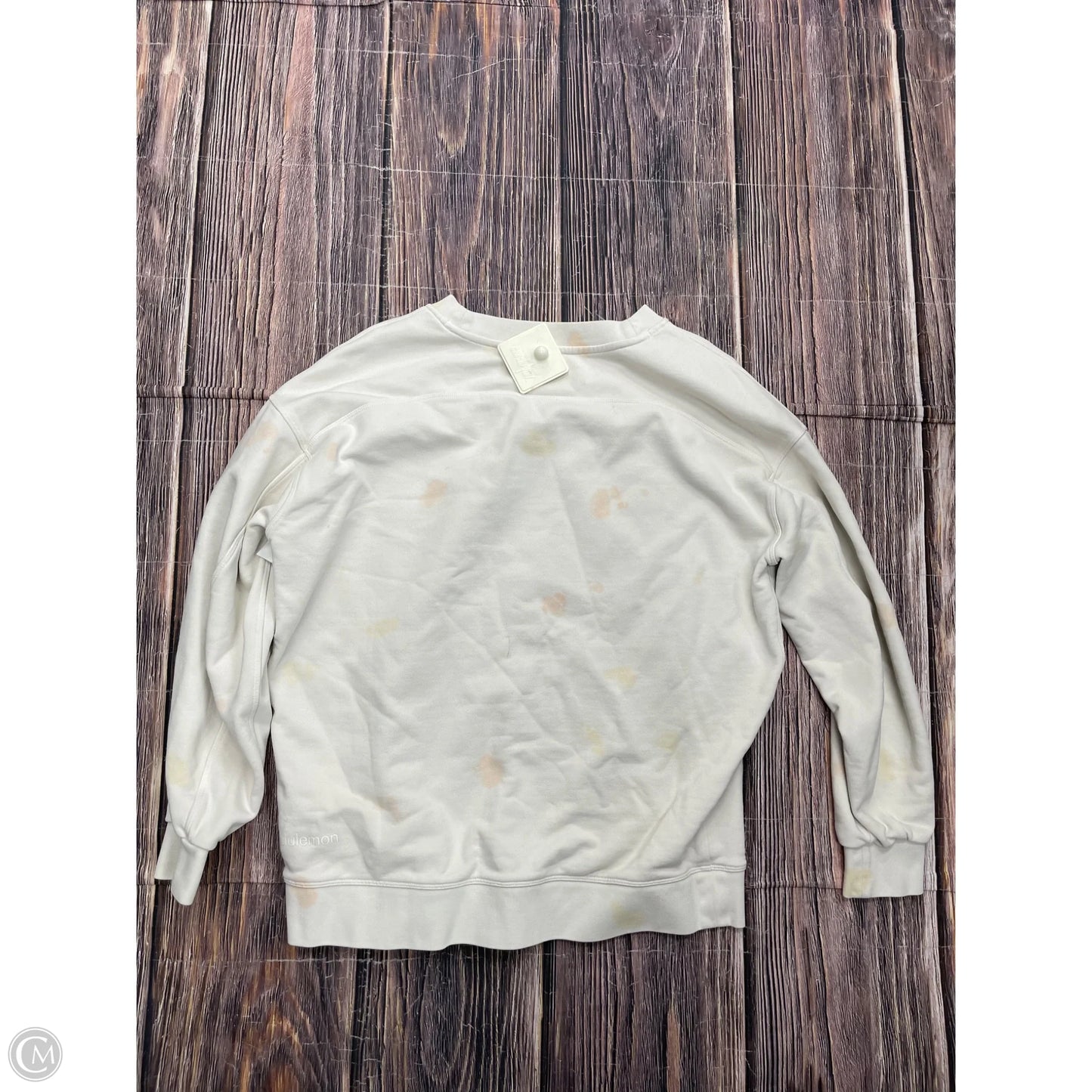 Sweatshirt Collar By Lululemon In Ivory, Size: S