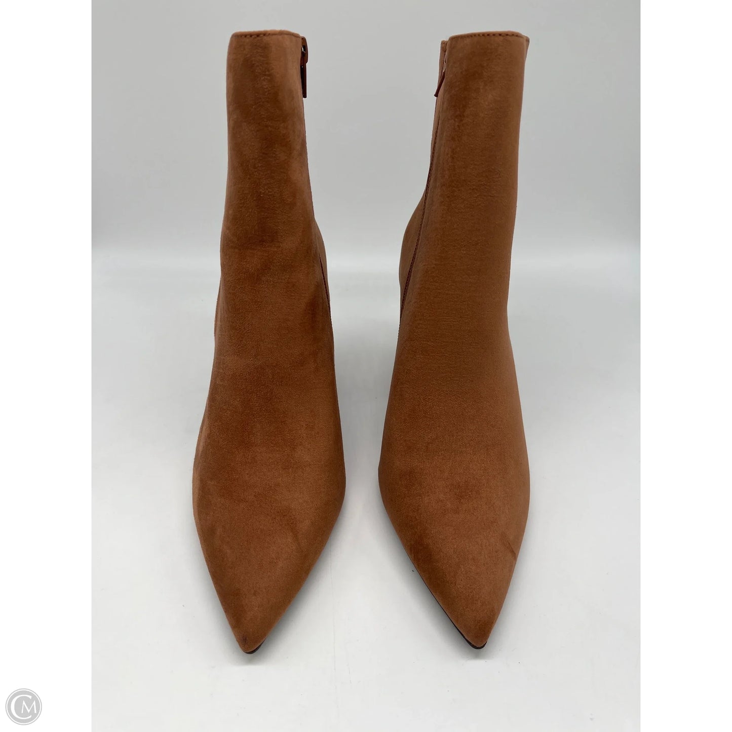 Boots Ankle Heels By Madden Girl In Brown, Size: 10
