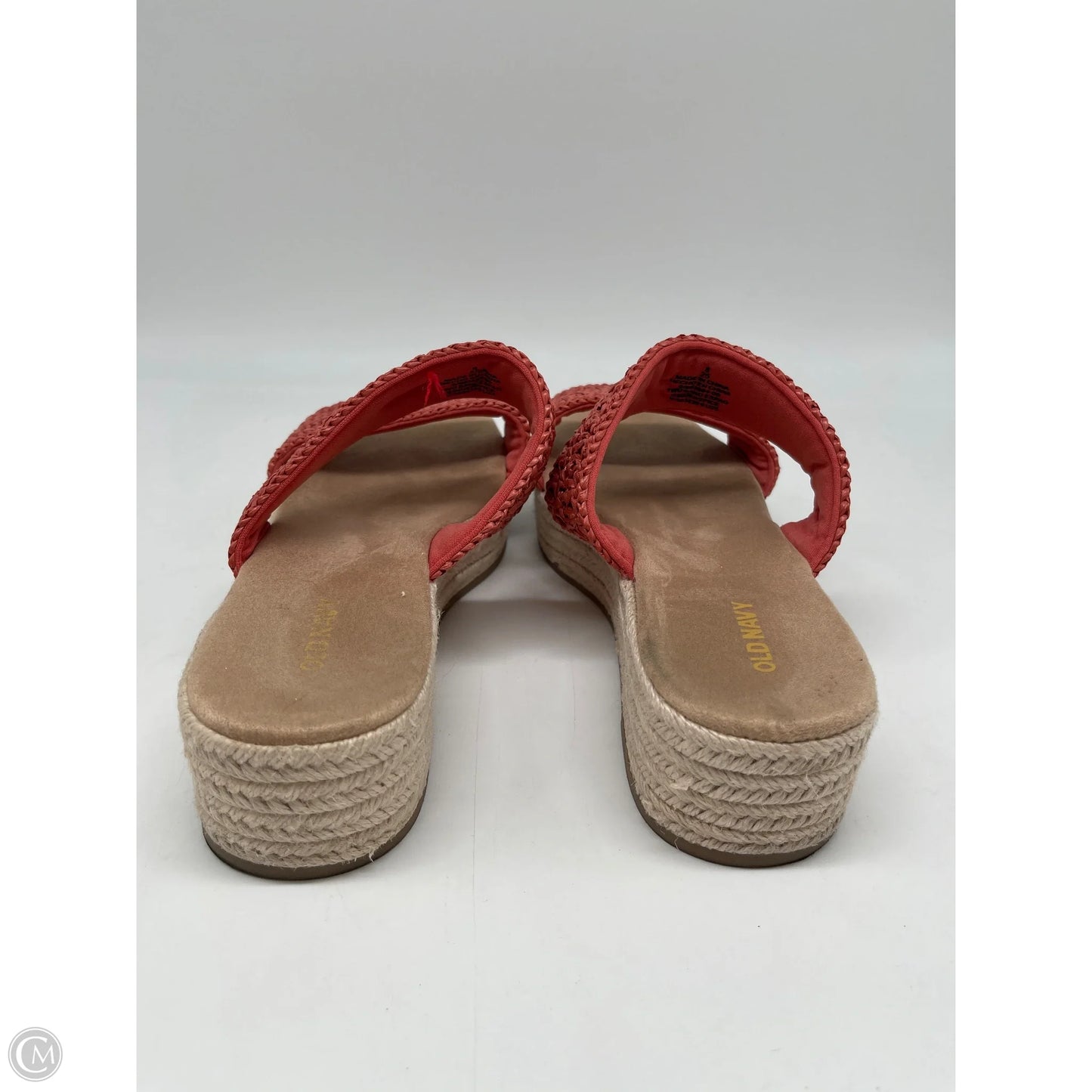 Sandals Flats By Old Navy In Orange, Size: 8