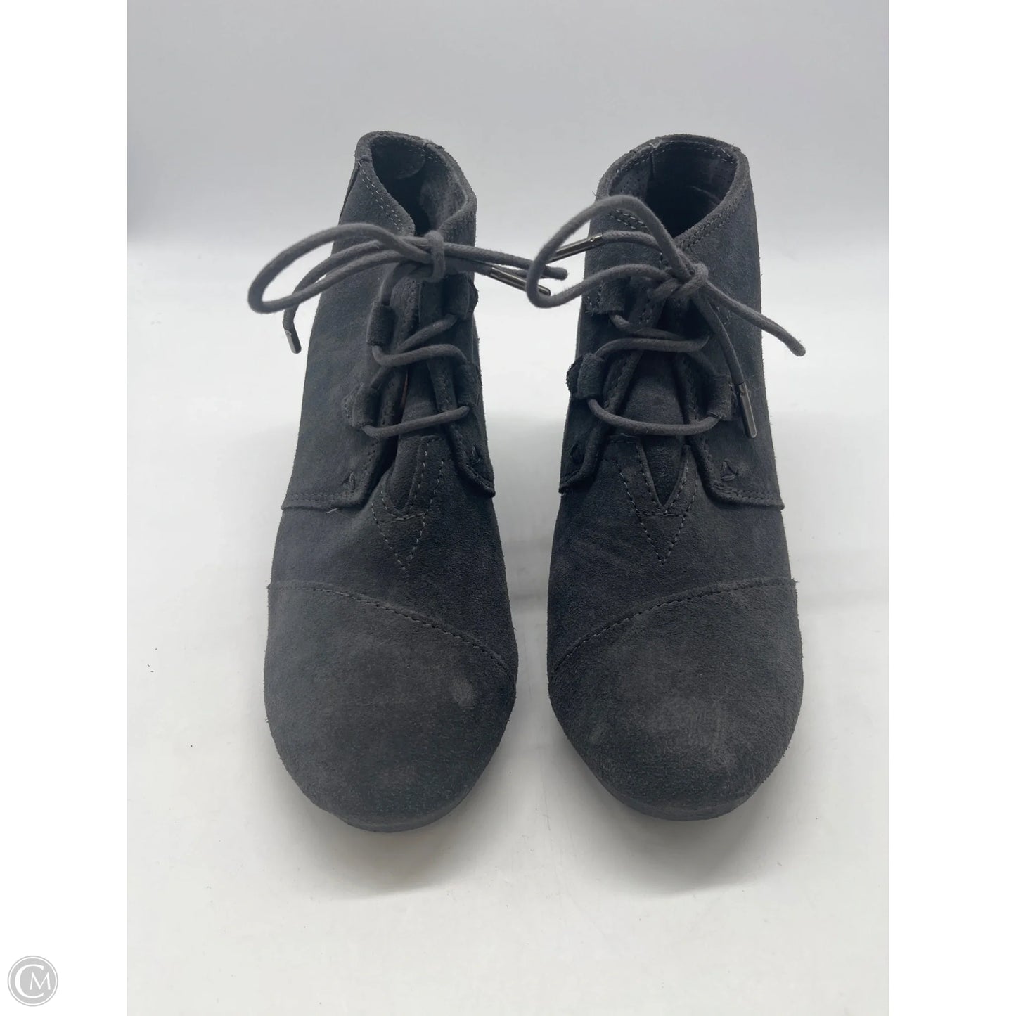 Boots Ankle Heels By Toms In Grey, Size: 8