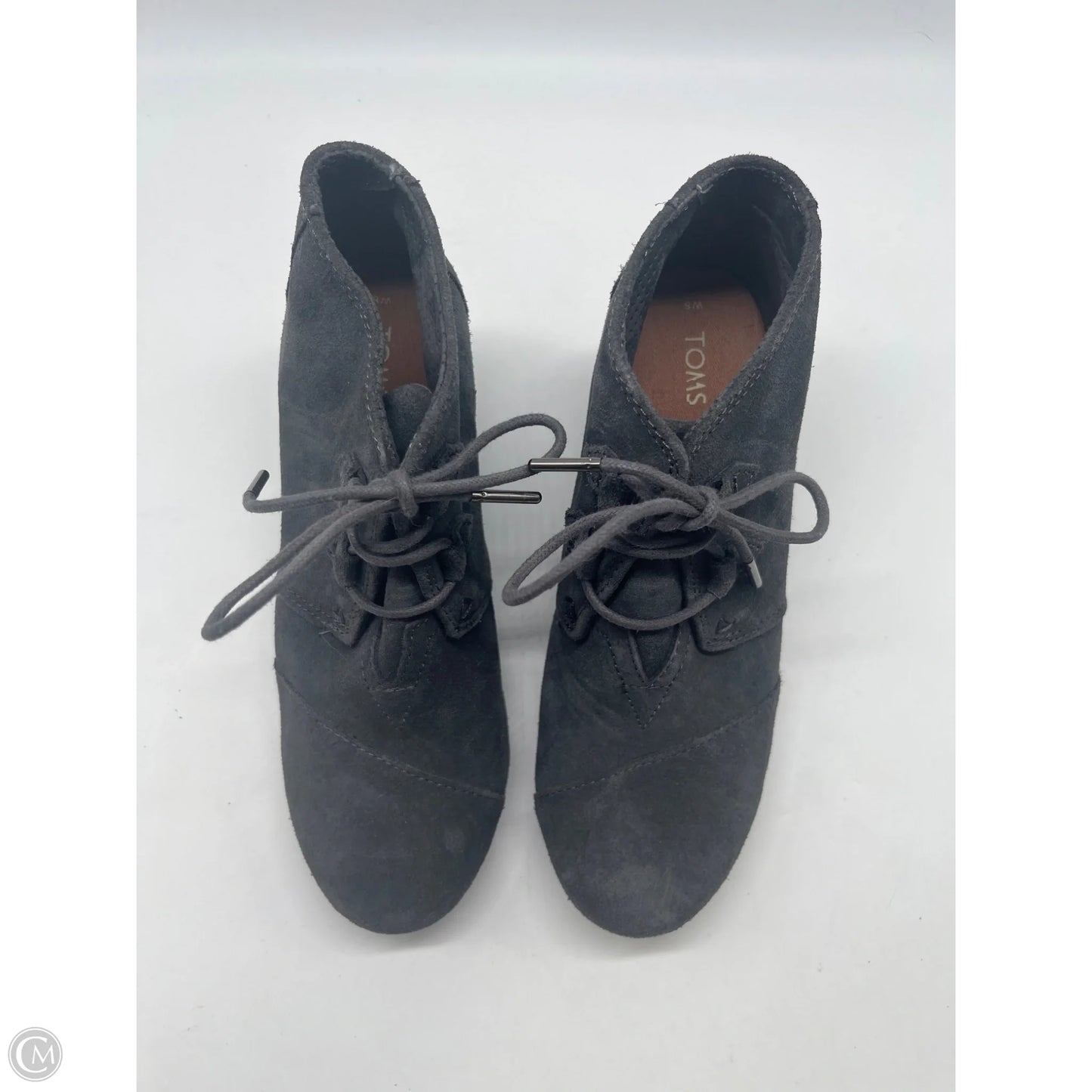 Boots Ankle Heels By Toms In Grey, Size: 8
