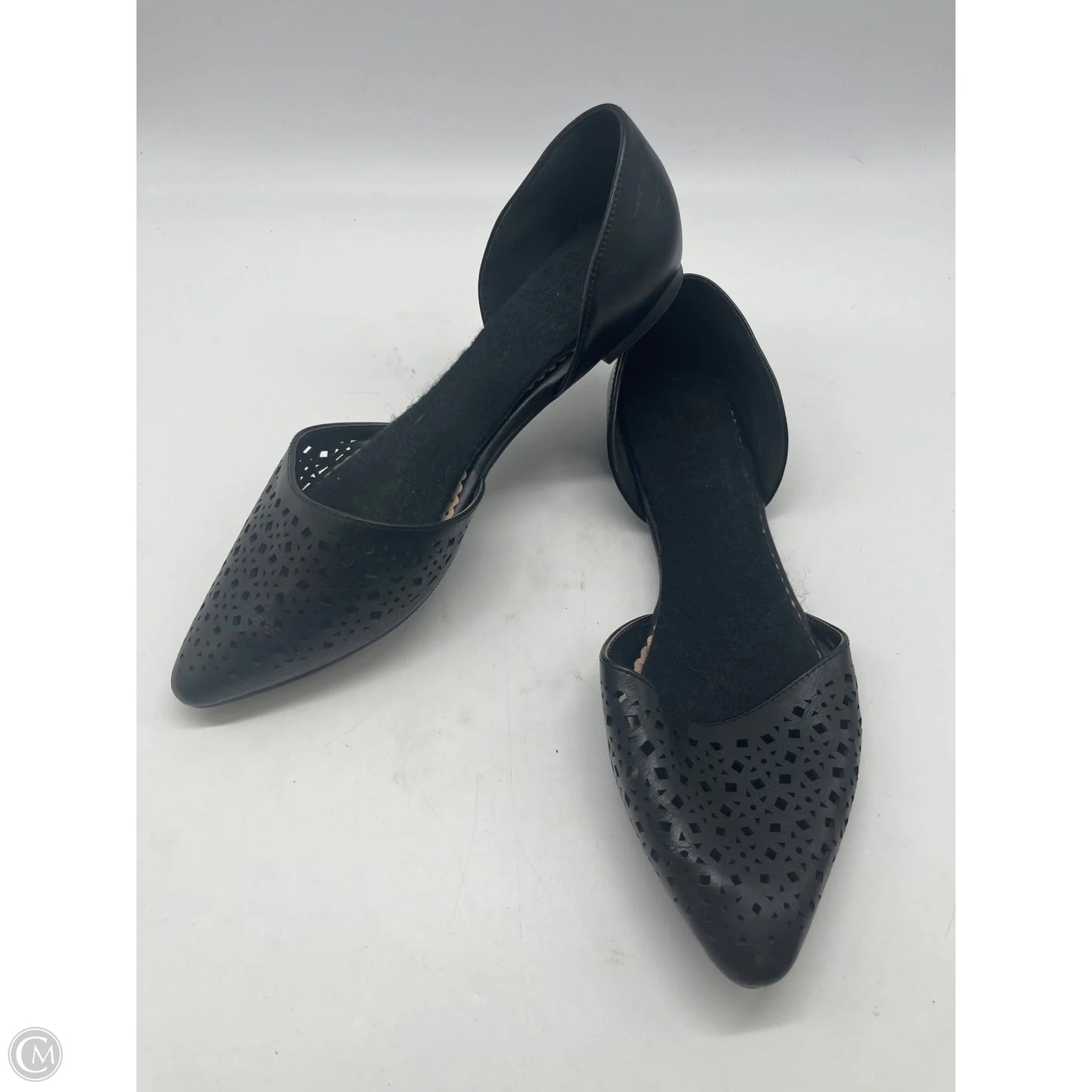 Shoes Flats By Restricted In Black, Size: 8