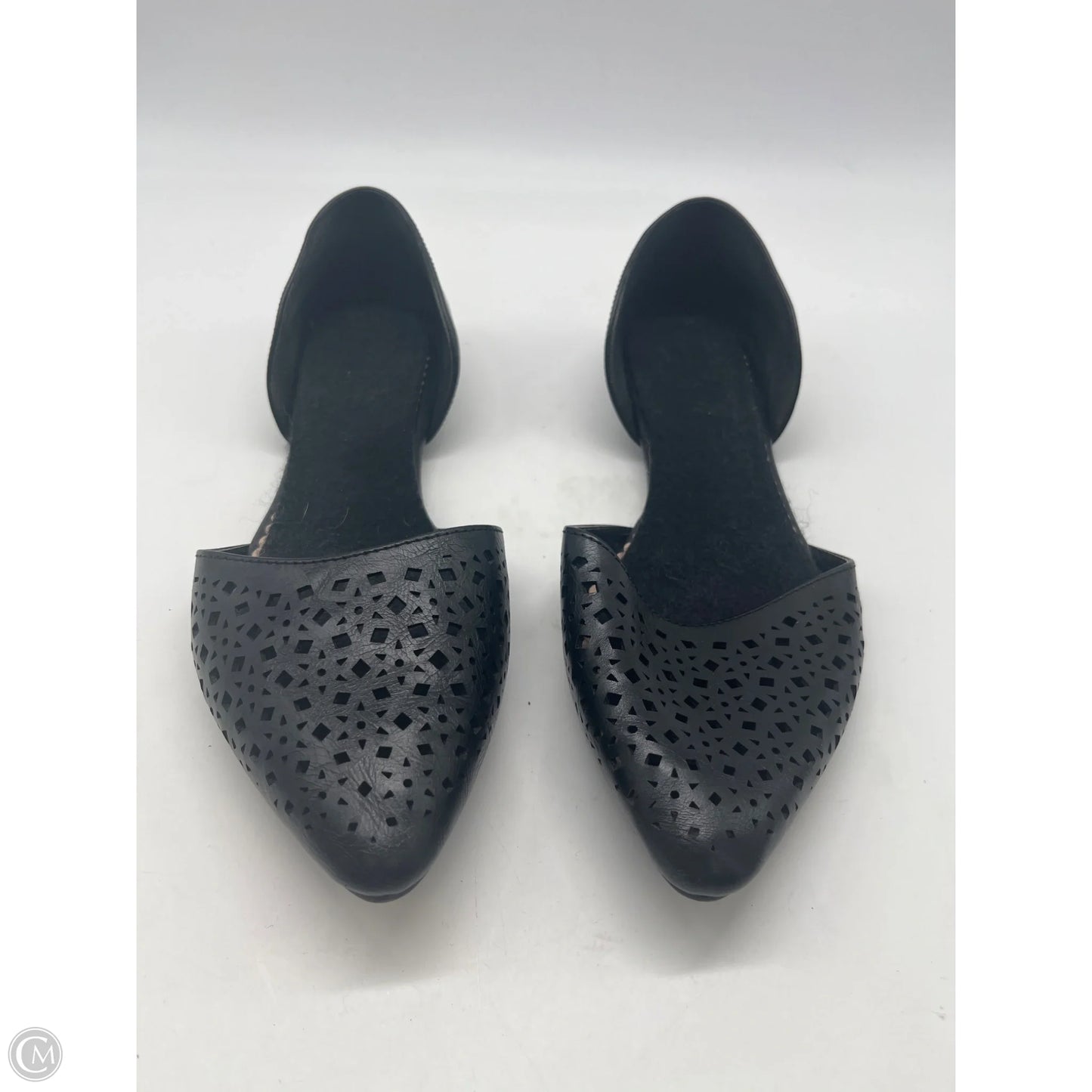 Shoes Flats By Restricted In Black, Size: 8
