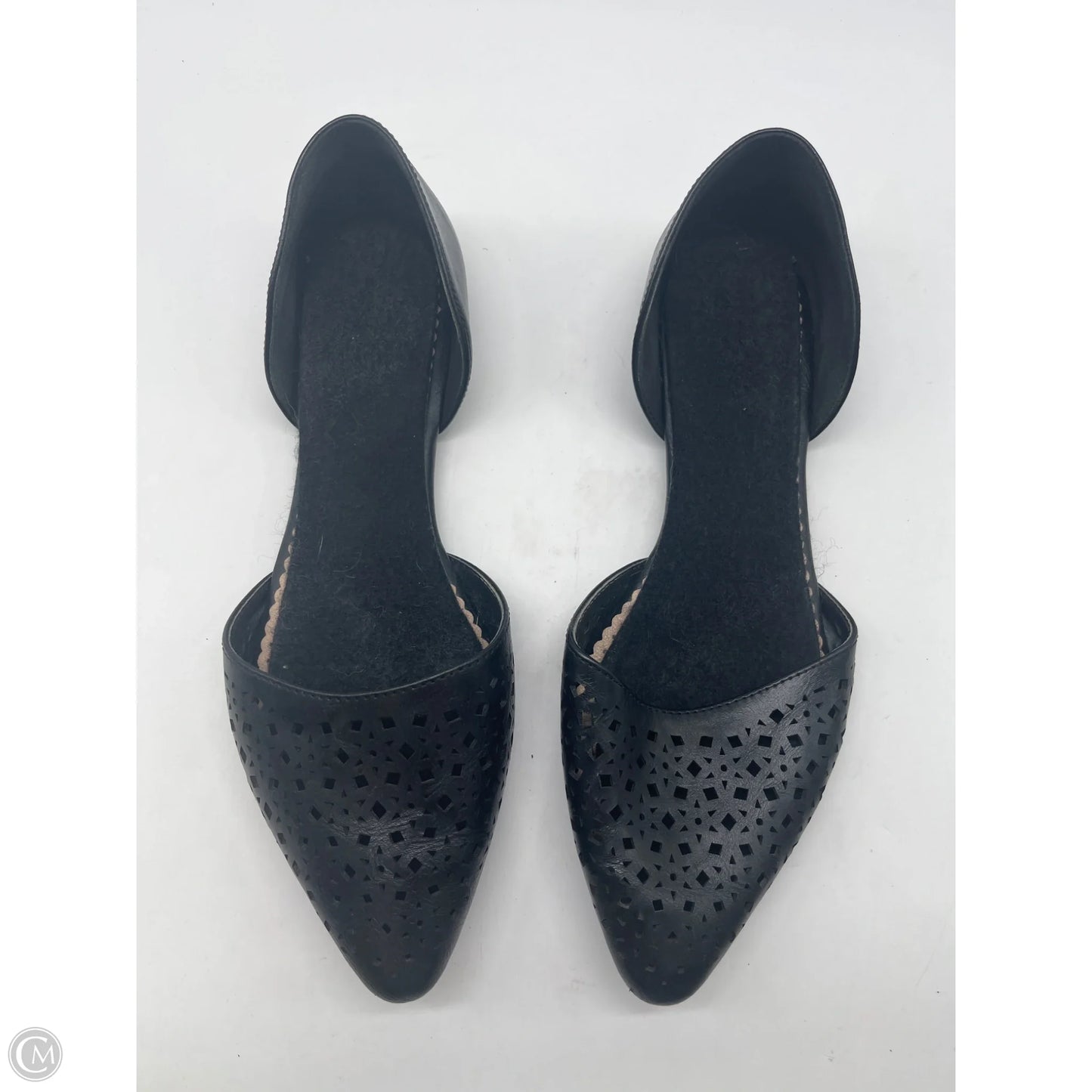 Shoes Flats By Restricted In Black, Size: 8