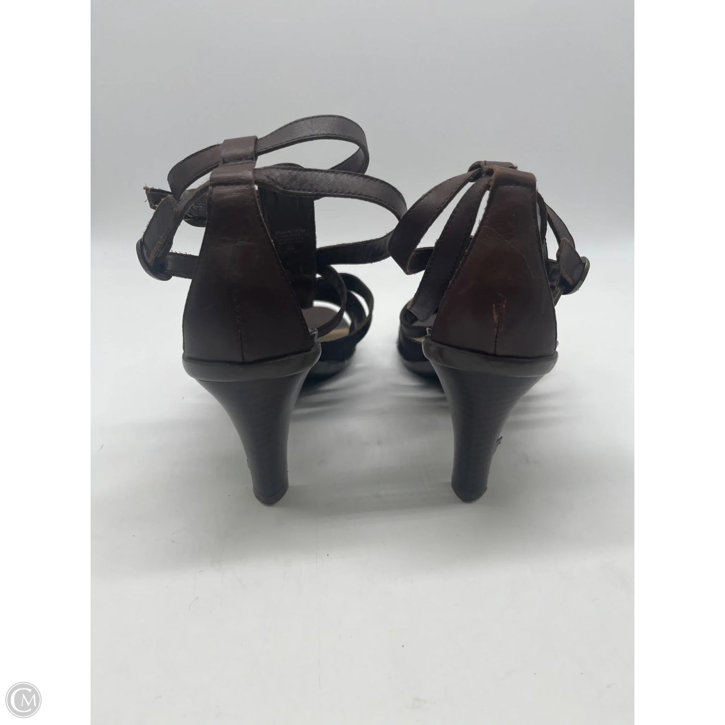 Shoes Heels Kitten By Anne Klein In Brown, Size: 8