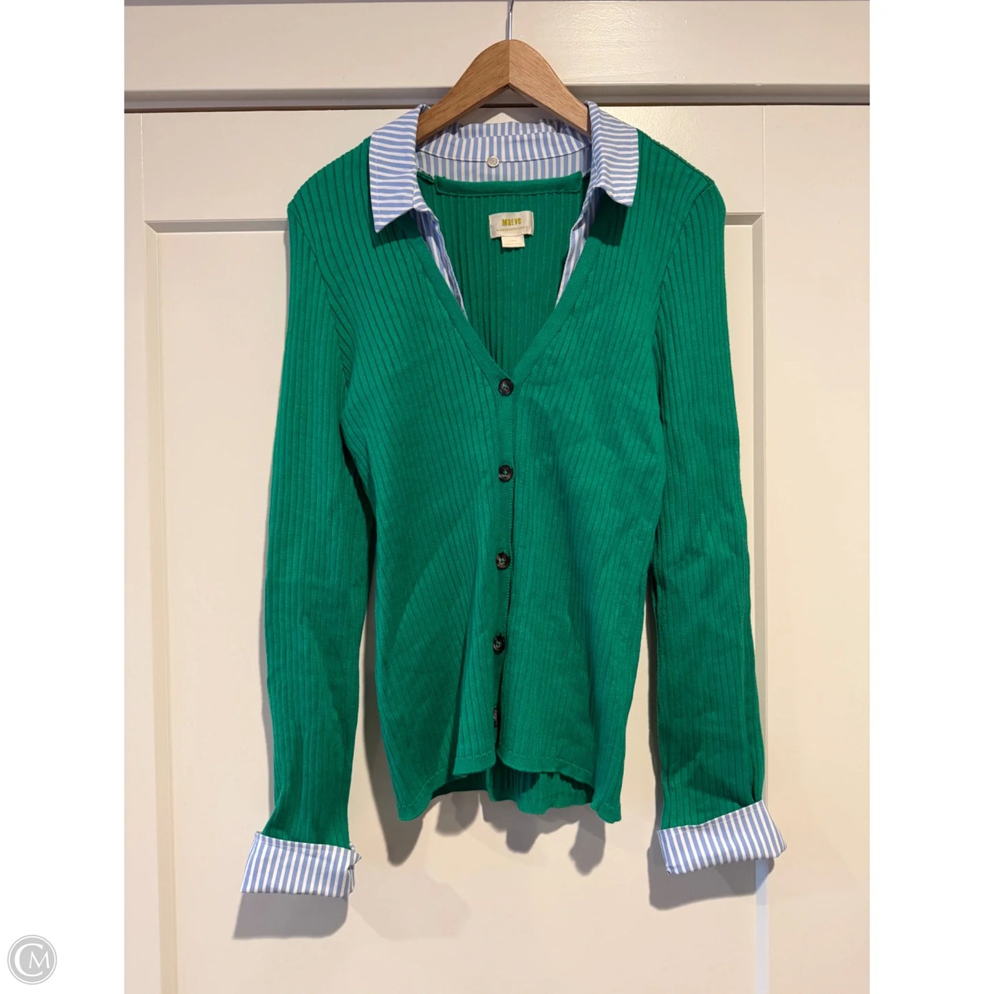 Sweater By Maeve In Green, Size: L