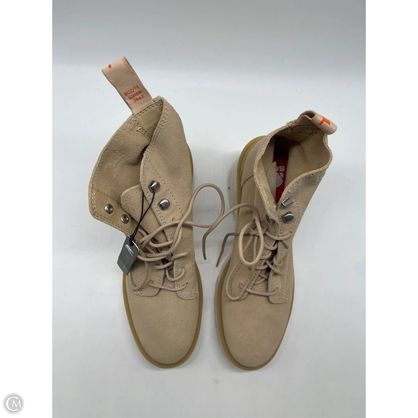 Boots Ankle Heels By Sorel In Tan, Size: 7