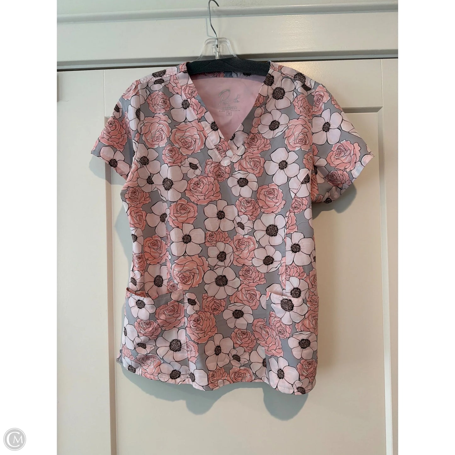 Top Short Sleeve By Clothes Mentor In Pink, Size: M
