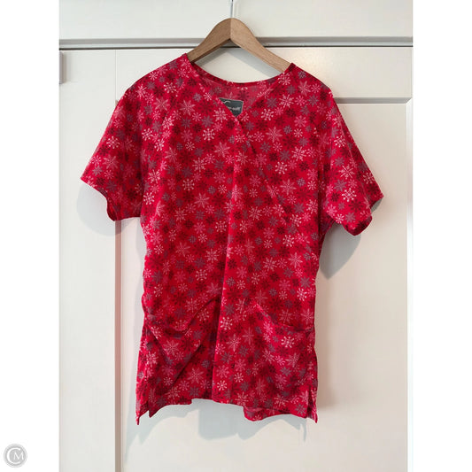 Top Short Sleeve By Clothes Mentor In Red, Size: M