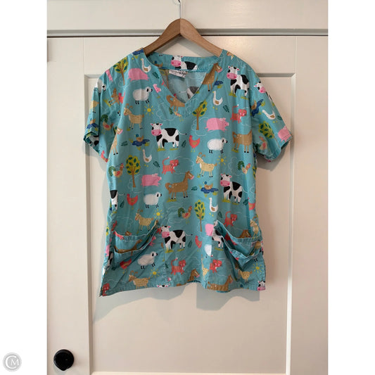Top Short Sleeve By Clothes Mentor In Multi-colored, Size: M
